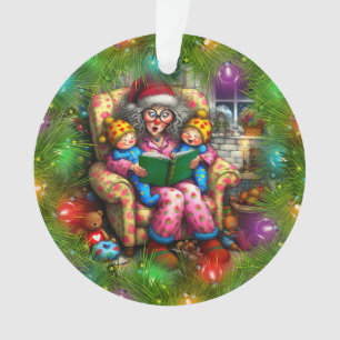 De beste oma ter wereld / moeder / babysitter ornament