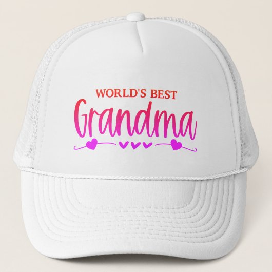 ! De beste oma ter wereld Trucker Pet (Voorkant)