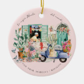 De Beste Oma van de Wereld | Gepersonaliseerd Keramisch Ornament (Voorkant)