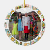 De Beste Oma van de Wereld | Gepersonaliseerd Keramisch Ornament (Achterkant)