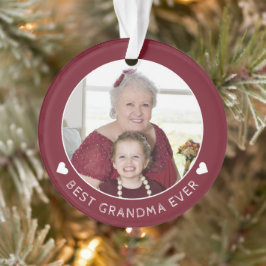 De beste oma van de wereld ooit, Cute Red Keepomwi Ornament
