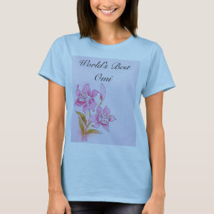 De beste omi-roze Lily T-Shirt ter wereld