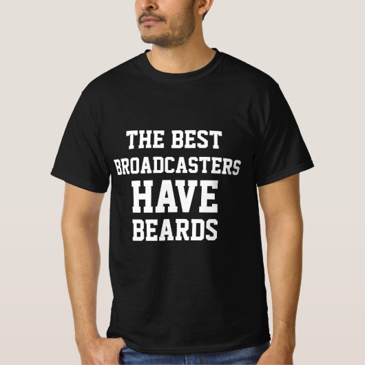 De beste omroepen hebben bieren t-shirt (Voorkant)