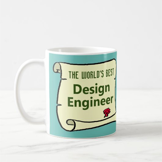 De Beste Ontwerpingenieur ter Wereld. Koffiemok (Links)