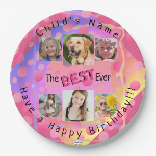 De beste ooit! Foto Birthday Paper Bord - HAMbWG