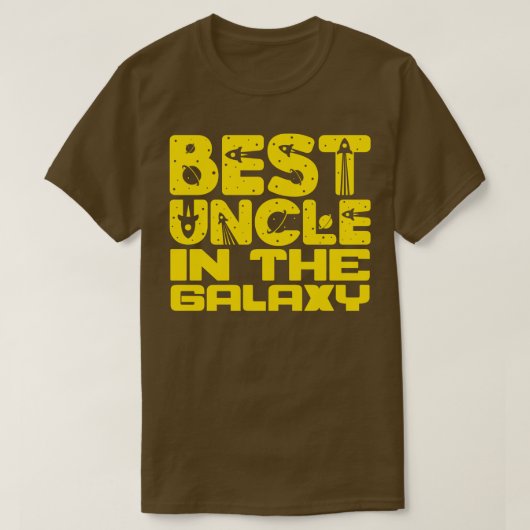 De beste oom in de melkweg t-shirt (Design voorkant)
