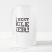 De beste oom ooit matglas bierpul (Voorkant links)