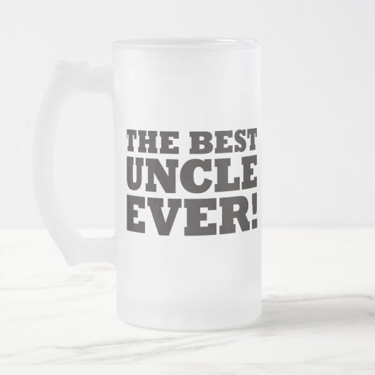 De beste oom ooit matglas bierpul (Links)