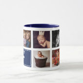 De Beste Oom Ooit Navy Blauwe Foto Oom Mok (Midden)