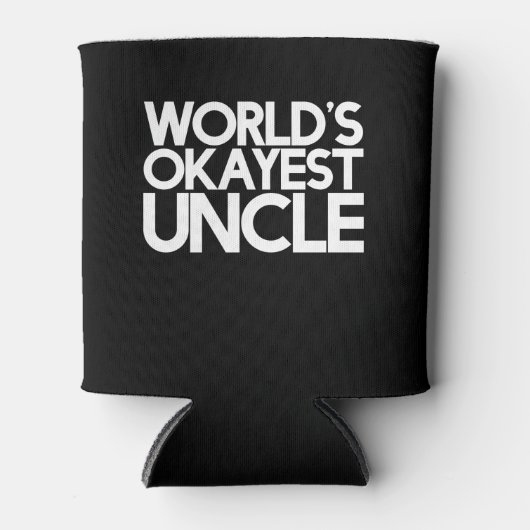 De beste oom ter wereld blikjeskoeler (Voorkant)