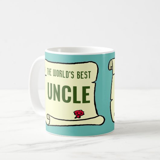 De beste oom ter wereld. koffiemok (Voorkant links)