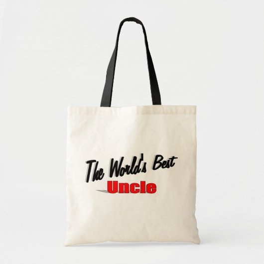 De beste oom ter wereld tote bag (Voorkant)