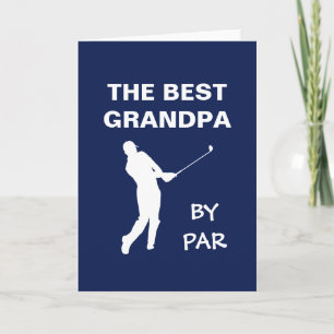 De Beste Opa Door Par Golf Opa Golfer Grappige Opm Kaart