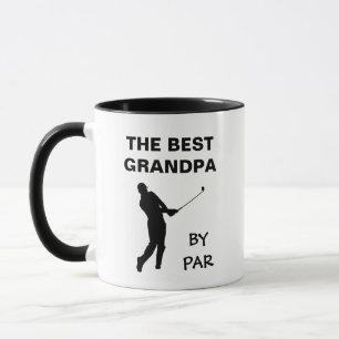 De Beste Opa Door Par Golf Opa Golfer Spel met woo Mok