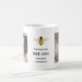 De beste opa | Eenvoudige Schattigee bij en foto's Koffiemok (Center)