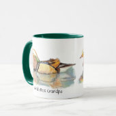 De beste opa-houtseend ter wereld, Natuur, vogel Mok (Voorkant links)