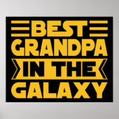 De beste opa in de melkweg poster (Voorkant)