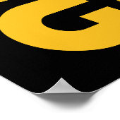 De beste opa in de melkweg poster (Hoek)