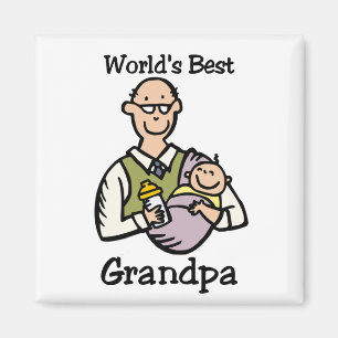 De beste opa magnet ter wereld
