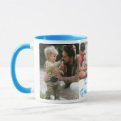 De beste opa ooit 4 foto's hemel mok (Links)