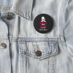 De beste opa ooit ter wereld ronde button 5,7 cm