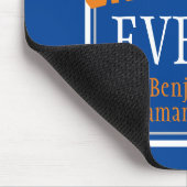 De Beste Opa Ooit Typografie Blauwe Muismat (Hoek)