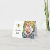 De beste opa | Schattigee bij en foto Vaderdag Feestdagen Kaart (Voorkant)