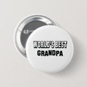 De beste opa ter wereld ronde button 5,7 cm (Voorkant /achterkant)