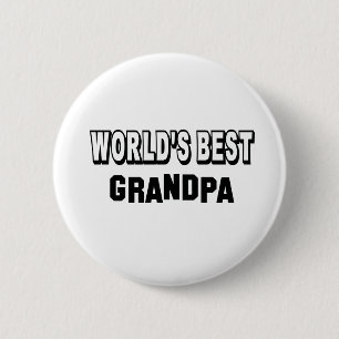 De beste opa ter wereld ronde button 5,7 cm