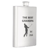 De beste opa van Par Golf Granddad Golfer pun Flacon (Rechts)