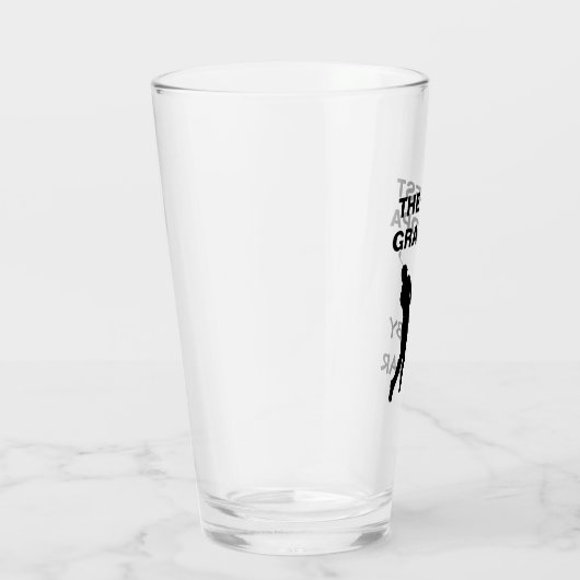 De beste opa van Par Golf Granddad Golfer pun Glas (Rechts)