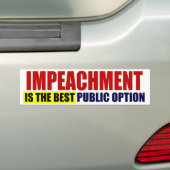 De beste openbare optie bumpersticker (Op auto)