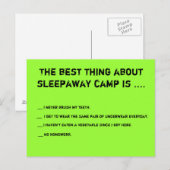 De beste oplossing voor de problemen is: briefkaart (Voorkant / Achterkant)