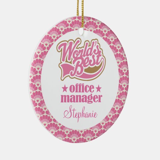 De beste Ornament van de Douane van de Manager van (Rechts)