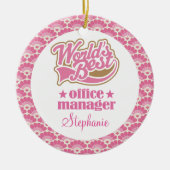 De beste Ornament van de Douane van de Manager van (Voorkant)