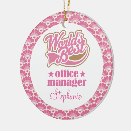 De beste Ornament van de Douane van de Manager van (Links)