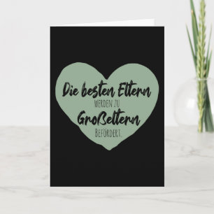 De beste ouders worden naar grootouders gepromoot. kaart