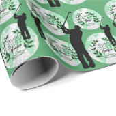 De beste pa Golfer ter wereld - onze vader Cadeaupapier (Rol Hoek)