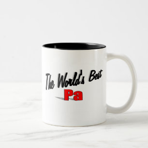 De beste Pa ter wereld Tweekleurige Koffiemok