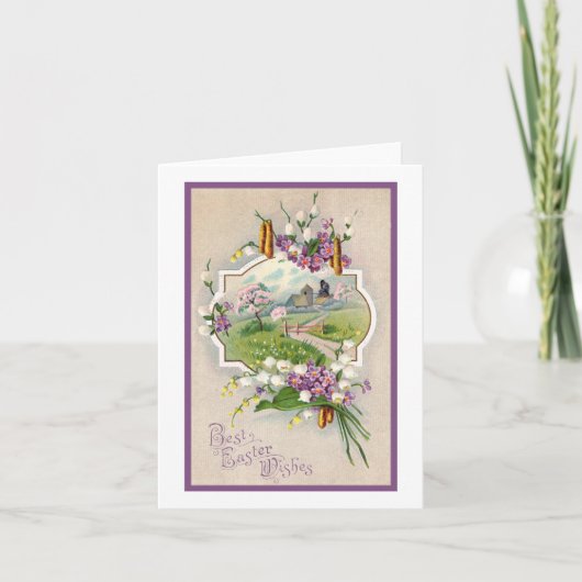 De beste paaswensen zijn  feestdagen kaart (Voorkant)