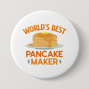 De beste pannenmaker ter wereld ronde button 7,6 cm