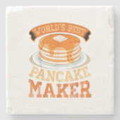 De beste pantsermaker ter wereld - grappige pantse stenen onderzetter (Voorkant)