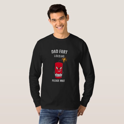 De beste pap die de vaders laadt dag vader Farter  T-shirt (Voorkant volledig)