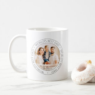 De beste pap moderne klassieke foto koffiemok