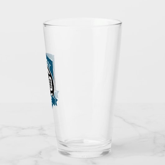 De beste pap ooit Modern Vaderdag cadeau Glas (Links)