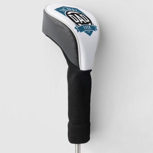 De beste pap ooit Modern Vaderdag cadeau Golfheadcover (Schuin)
