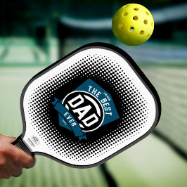 De beste pap ooit Modern Vaderdag cadeau Pickleball Paddle
