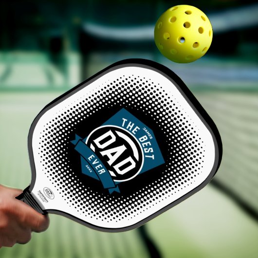 De beste pap ooit Modern Vaderdag cadeau Pickleball Paddle