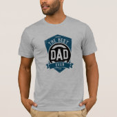 De beste pap ooit Modern Vaderdag cadeau T-shirt (Voorkant)