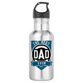 De beste pap ooit Modern Vaderdag cadeau Waterfles (Voorkant)